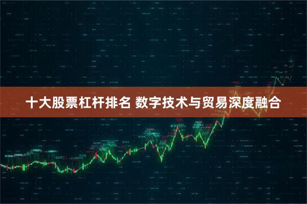 十大股票杠杆排名 数字技术与贸易深度融合